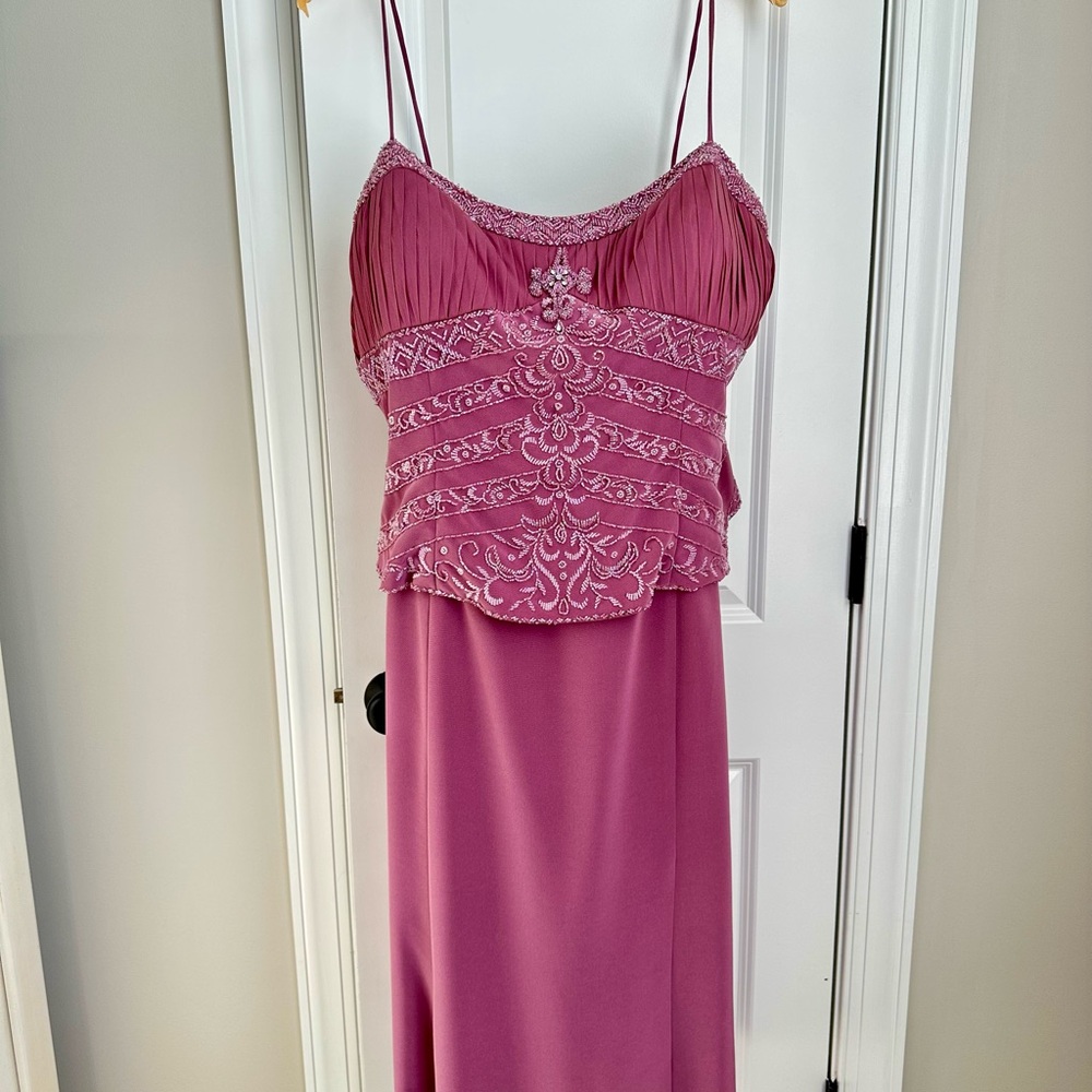 Avanti Pink Embroidered Wedding Dress